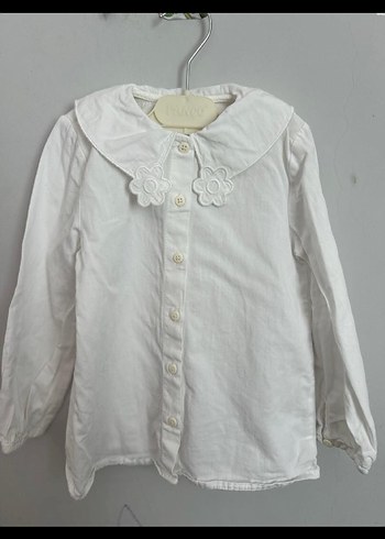 Nakışlı Bohem Uzun Kollu Kız çocuk Gömlek - Görsel 5