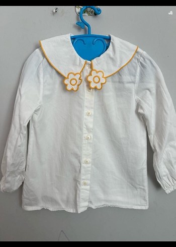 Nakışlı Bohem Uzun Kollu Kız çocuk Gömlek - Görsel 2