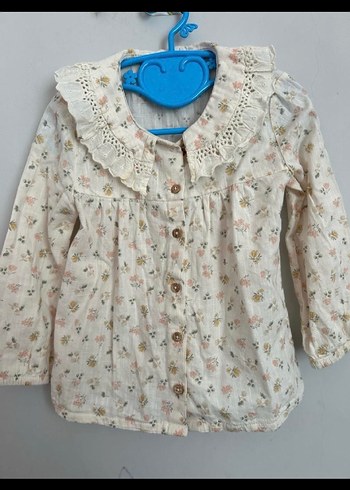 Nakışlı Bohem Uzun Kollu Kız çocuk Gömlek - Görsel 4