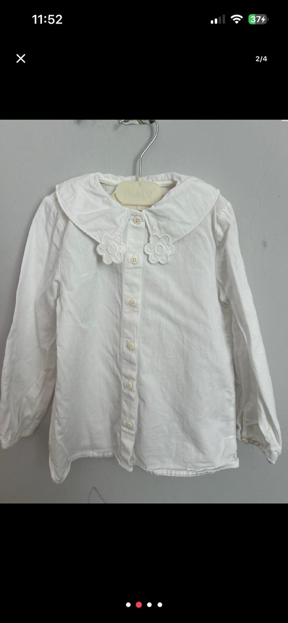 Nakışlı Bohem Uzun Kollu Kız çocuk Gömlek - Görsel 5