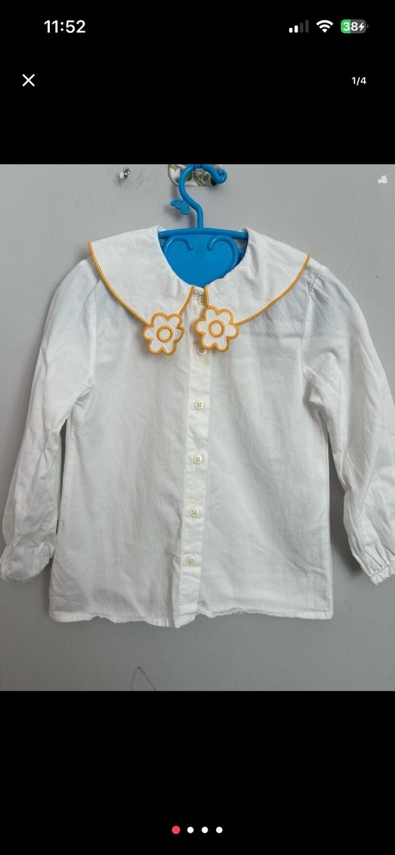 Nakışlı Bohem Uzun Kollu Kız çocuk Gömlek - Görsel 2