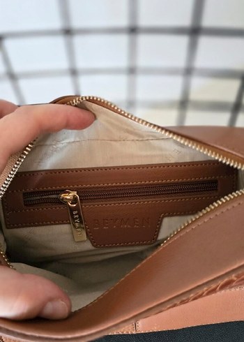 Beymen Kahverengi Deri Yılan Desenli Kadın Çapraz Çanta - Görsel 2