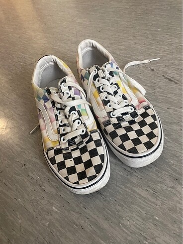 Kadın renkli vans 36.5 numara