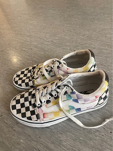 36,5 Beden Kadın renkli vans 36.5 numara