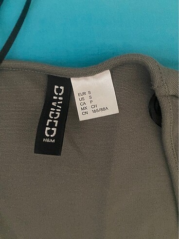 s Beden haki Renk H&M kadın haki elbise s beden