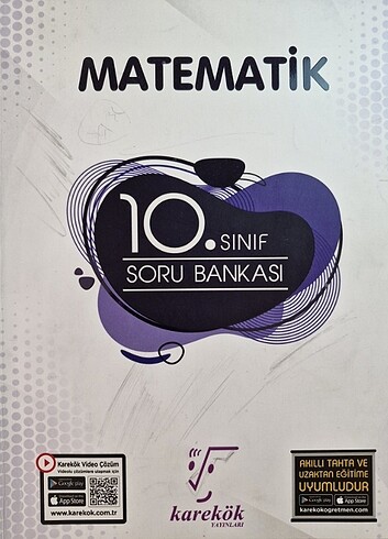 Karekök Yayınları 10.Sınıf Matematik Soru Bankası