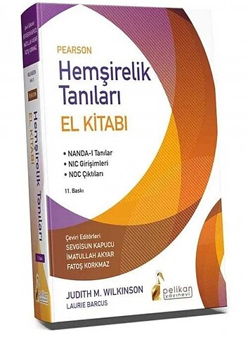 Hemşirelik tanıları kitabı pelikan kitabevi