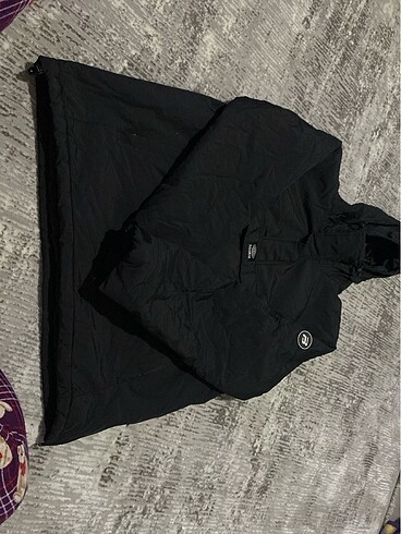 l Beden siyah Renk Unisex kanguru mont