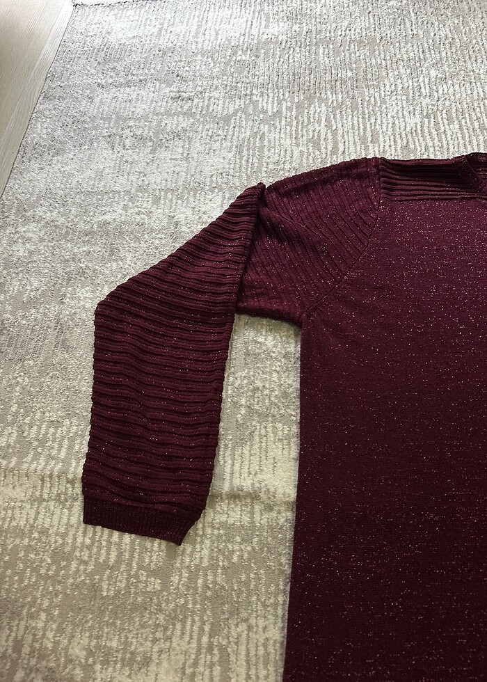 Geniş kalıp triko tunik - Görsel 4