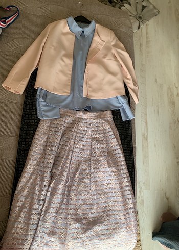 Kayra Abiye Takım ETEK GÖMLEK CEKET - Görsel 2