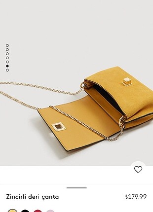 Mango hardal süet çanta