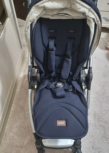 mamas papas marka Gri ve Lacivert Bebek Arabası - Görsel 6