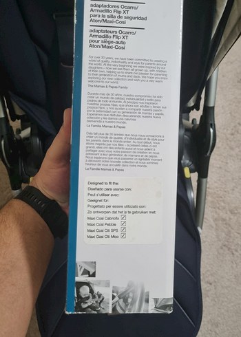 mamas papas marka Gri ve Lacivert Bebek Arabası - Görsel 11