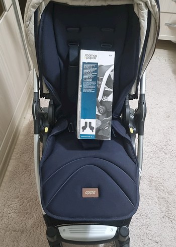 mamas papas marka Gri ve Lacivert Bebek Arabası - Görsel 8