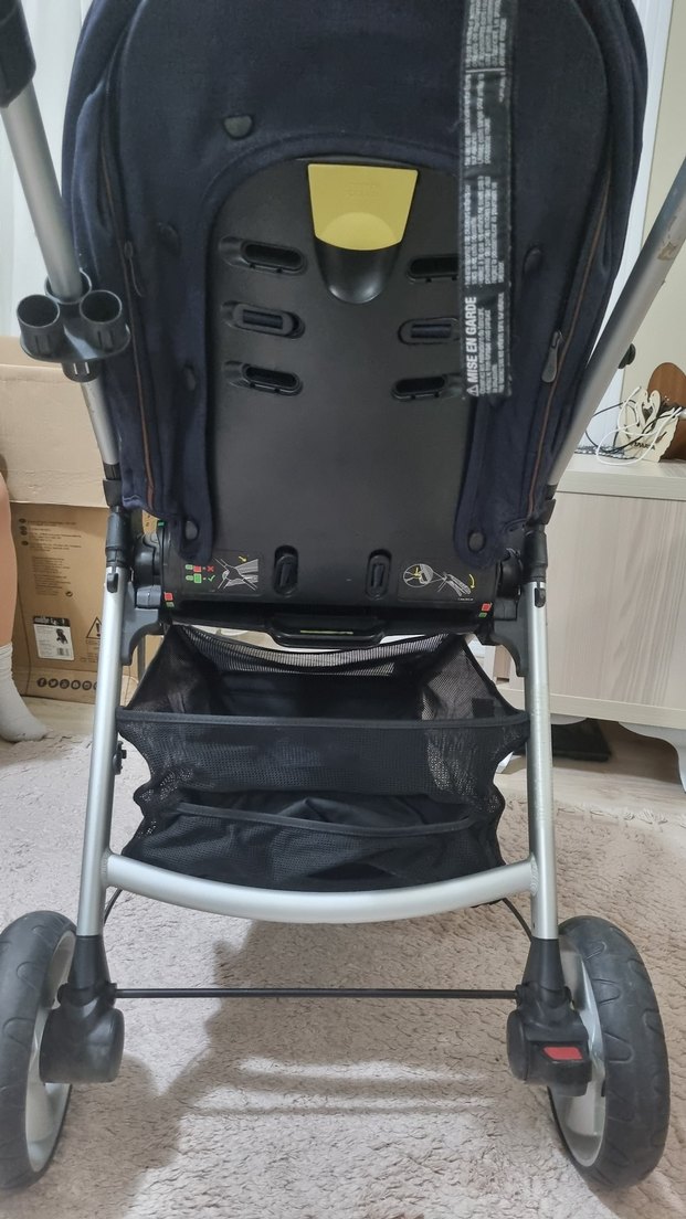 mamas papas marka Gri ve Lacivert Bebek Arabası - Görsel 5