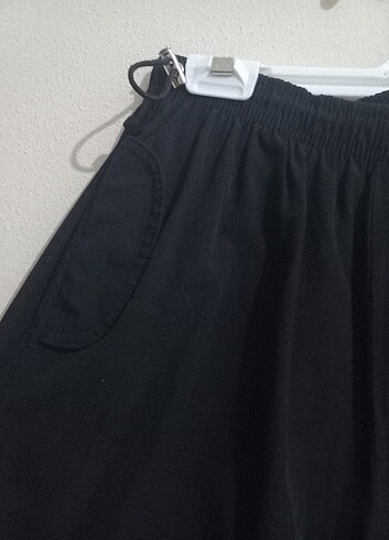 Diğer Siyah paraşüt pantolon