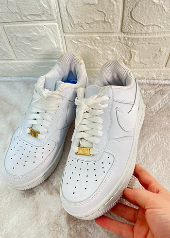 Beyaz Kadın Spor Ayakkabı Stiletto Topuklu - Görsel 2