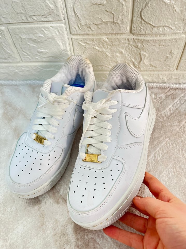 Beyaz Kadın Spor Ayakkabı Stiletto Topuklu - Görsel 2