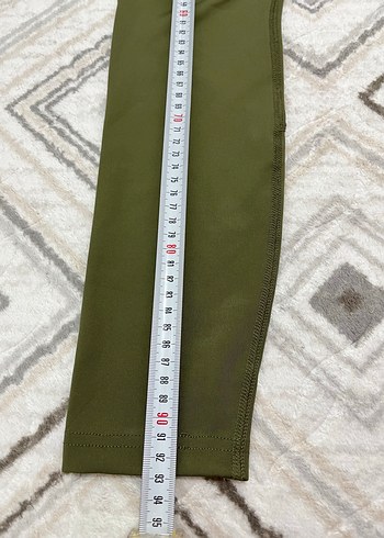 Kadın Haki Renkli  Spor Tayt - Görsel 3