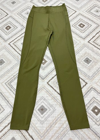 Kadın Haki Renkli  Spor Tayt - Görsel 2