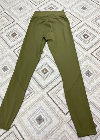 Kadın Haki Renkli  Spor Tayt - Görsel 5