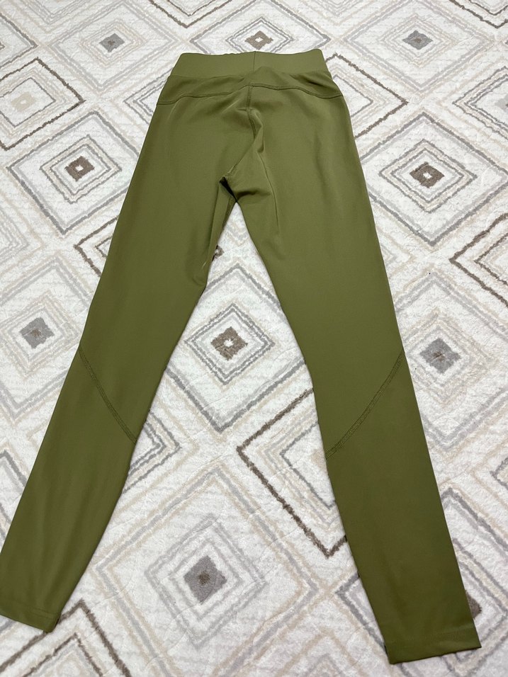 Kadın Haki Renkli  Spor Tayt - Görsel 5