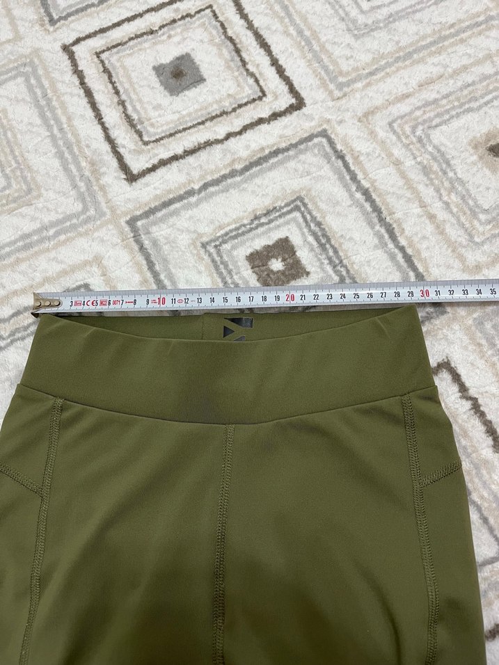 Kadın Haki Renkli  Spor Tayt - Görsel 4