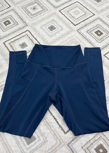 Lacivert Kadın Spor Tayt - Görsel 2