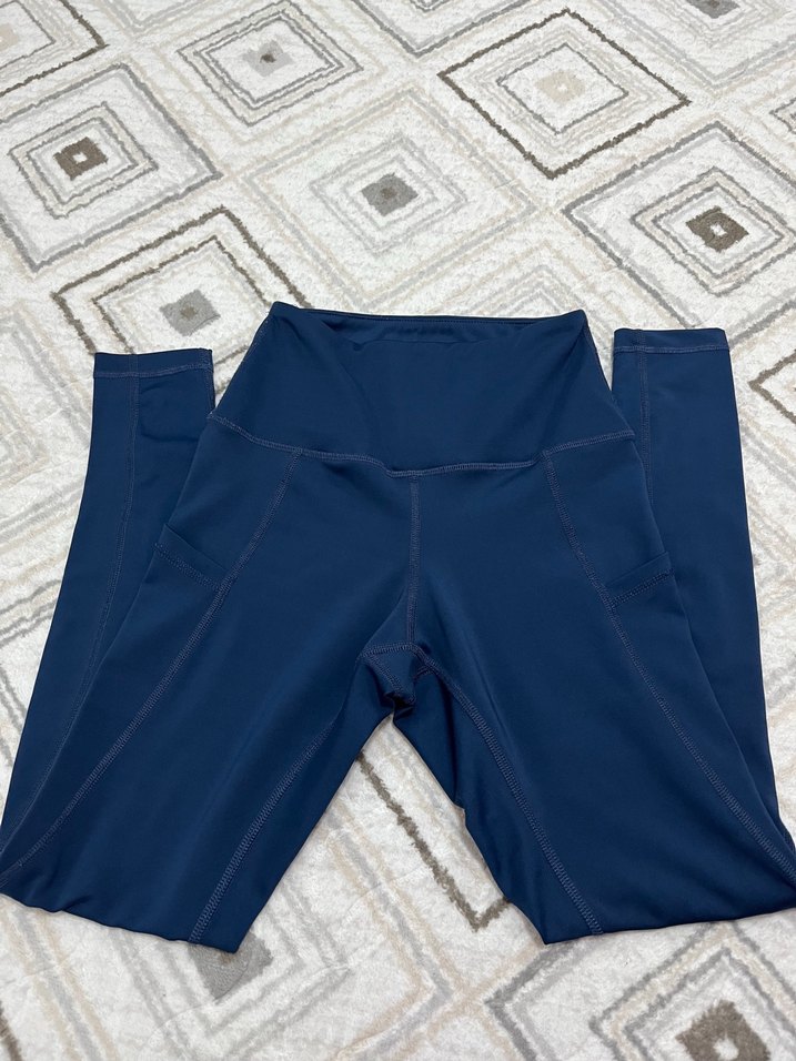 Lacivert Kadın Spor Tayt - Görsel 4