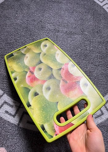 Renkli Plastik Kesme Tahtası - Görsel 2