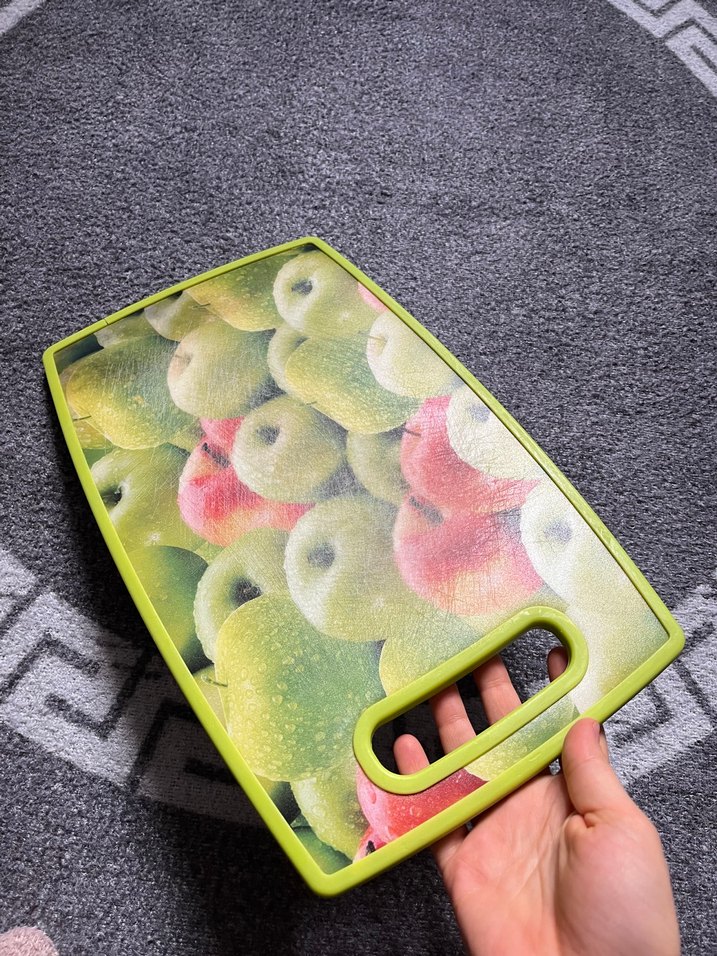 Renkli Plastik Kesme Tahtası - Görsel 2