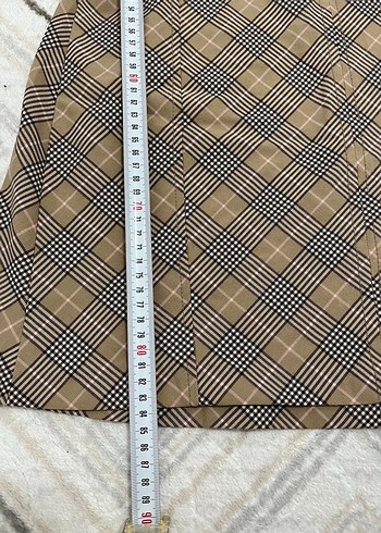 Kahverengi Kareli Midi Örme Elbise - Görsel 3