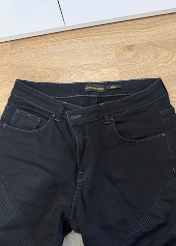 Diğer Riderdenim Erkek Siyah Motorcu Pantolon