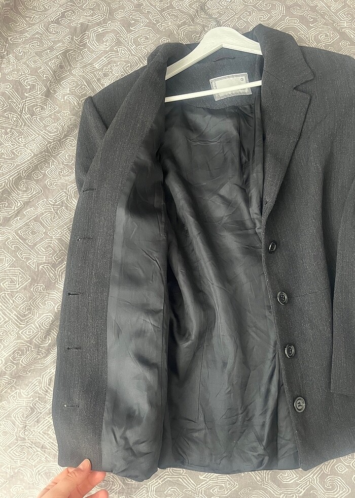 Vintage vatkalı ceket - Görsel 3