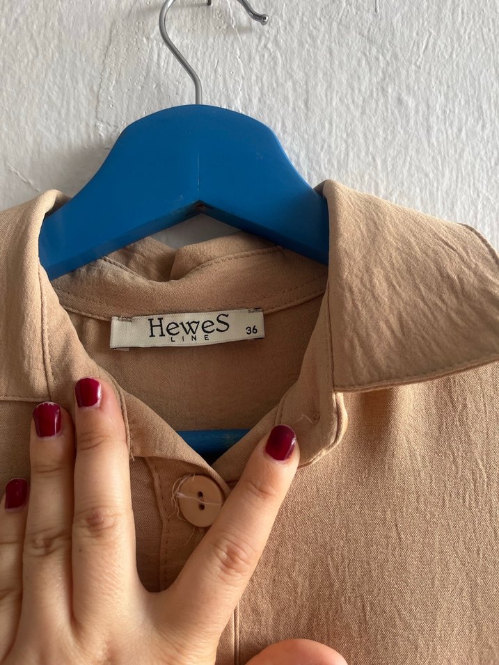 Bej Uzun Elbise, Fırfırlı, Bohem Tarz - Görsel 3