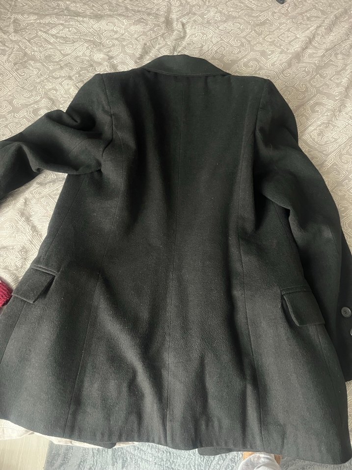 Düğmeli Siyah Kadın Blazer Ceket - Görsel 5