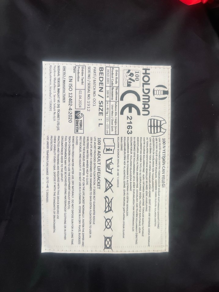 Yetişkin Can Yeleği 100 newton - Görsel 4