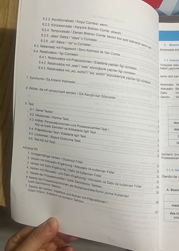 Almanca Dilbilgisi Test Kitabı A1 ve A2 - Görsel 5
