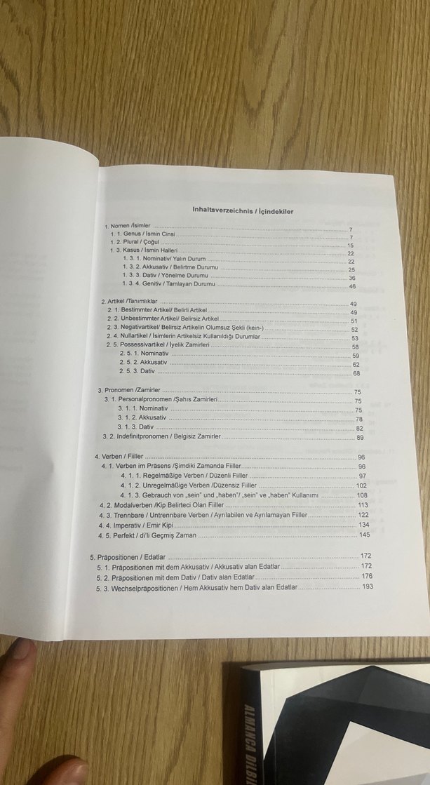 Almanca Dilbilgisi Test Kitabı A1 ve A2 - Görsel 2