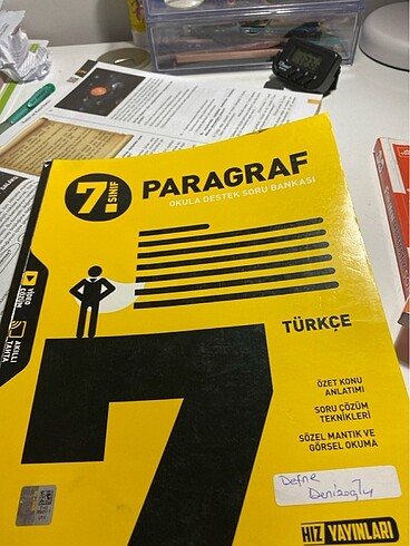 7.Sınıf Hız Yayınları Paragraf Kitabı