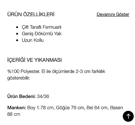 36 Beden gri Renk Suud Collection Hırka