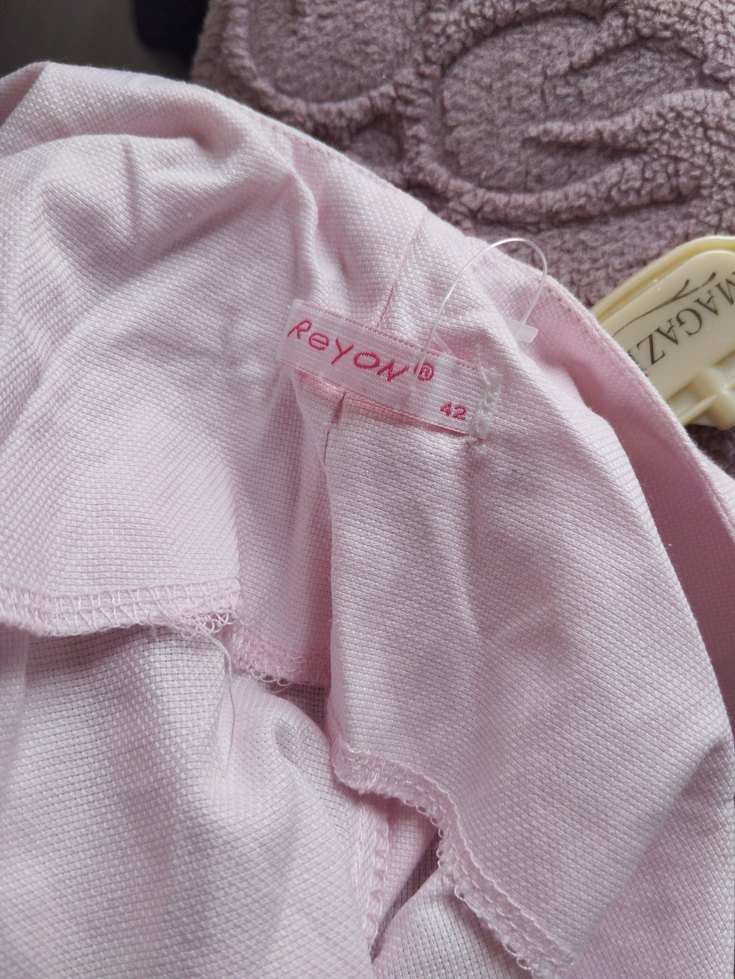 Pembe Keten tulum - Görsel 5