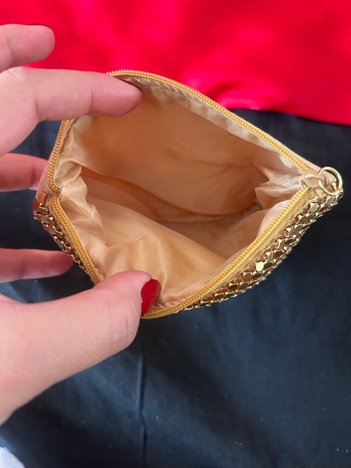 Puantiyeli Pullu Pembe Kadın Portföy Çanta - Görsel 2