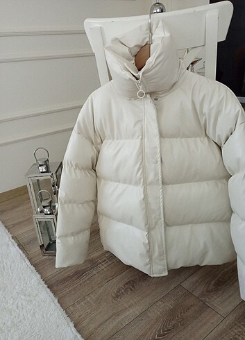 Diğer Suni Deri puffer mont 