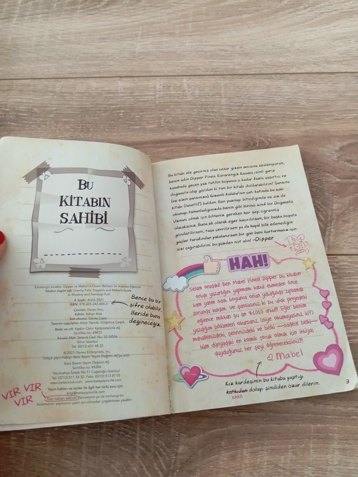 Dipper'ın Gizem Rehberi - Eğlenceli Mizah Kitabı - Görsel 2