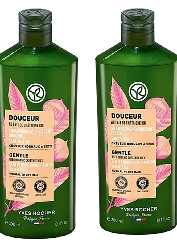 4 ADET YVES ROCHER SAÇ ONARICI ŞAMPUAN