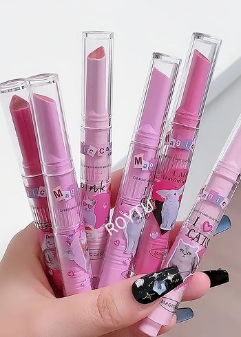 Kalp Uçlu Jel Ruj 02 Cam Parlak Görünüm - Görsel 3