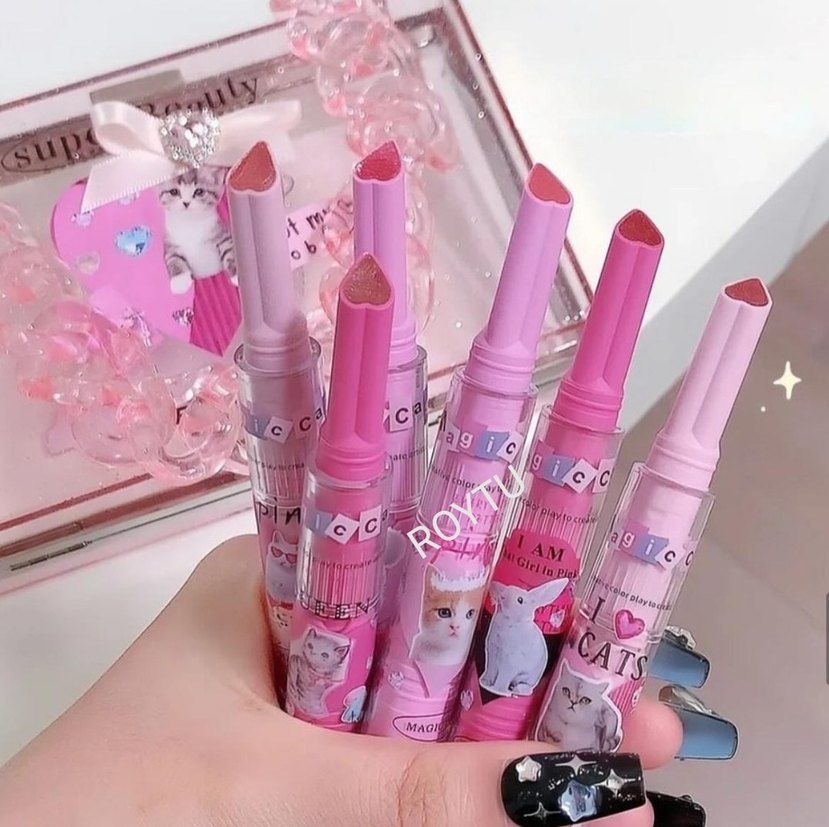 Doğal Parlaklık Yumuşak Doku 01 Kalp  Şeklinde Ruj - Görsel 3