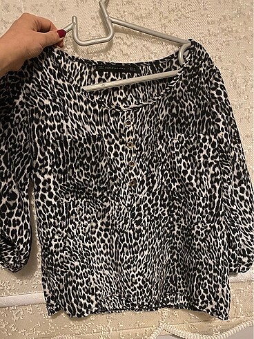 Zara Zara leopar gömlek