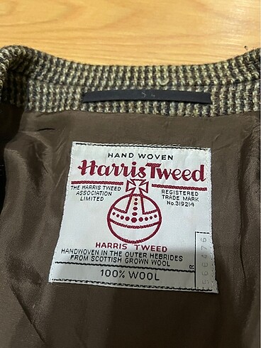 54 Beden çeşitli Renk HARRİS TWEED LİMİTED CEKET